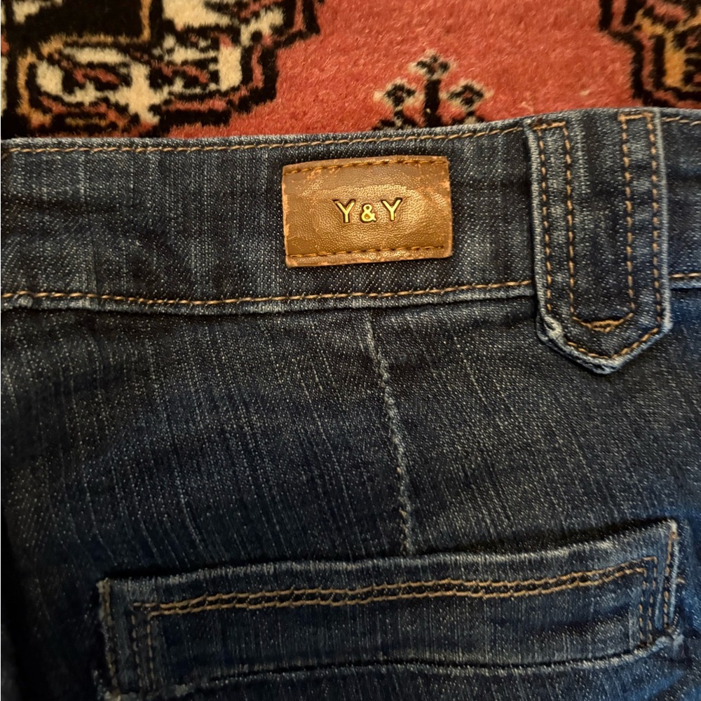 You & You Low Rise Flair Dark Wash Jean - Picture 7 of 9